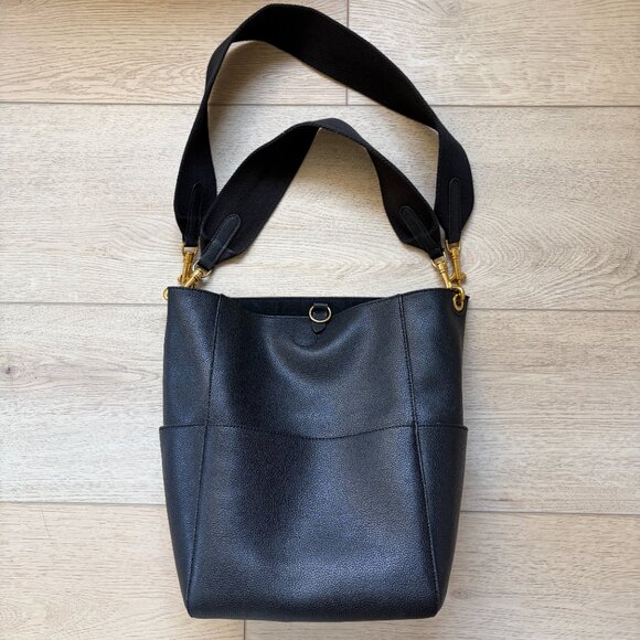 Celine Phoebe Philo Seau Sangle Bag Black - Picture 12 of 16